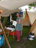 Team Petersen am Abwaschen