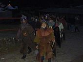 Das Hildebrandslied wird nachgespielt - siehe Youtube