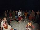 Wundersch�ner letzter Abend am Lagerfeuer am Strand