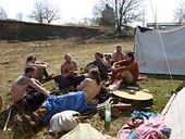 Nach dem Kampf im Wald