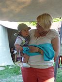 Unser Sippennachwuchs Ole mit Mutti Tine