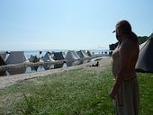 Am Strand entlang...