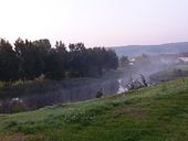 Morgennebel im �u�eren Burggraben