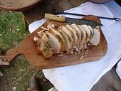 Braten aufgeschnitten